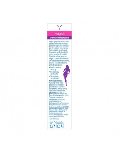 Vagisil Spray Antirrozaduras 30 ml