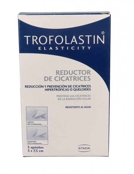 Trofolastin Elasticity Apósito Reductor de Cicatrices Recortable 5x7,5 cm - 5 unidades