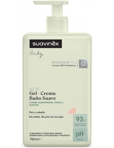Suavinex Baby Gel-Crema Baño Suave 750 ml