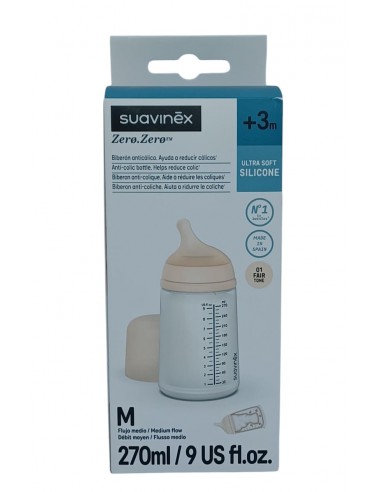 Suavinex Biberón Anticólico Zero.Zero Tetina de...