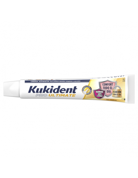 Kukident Pro Ultimate Crema Adhesiva Prótesis Dental Sin Sabor 57 g