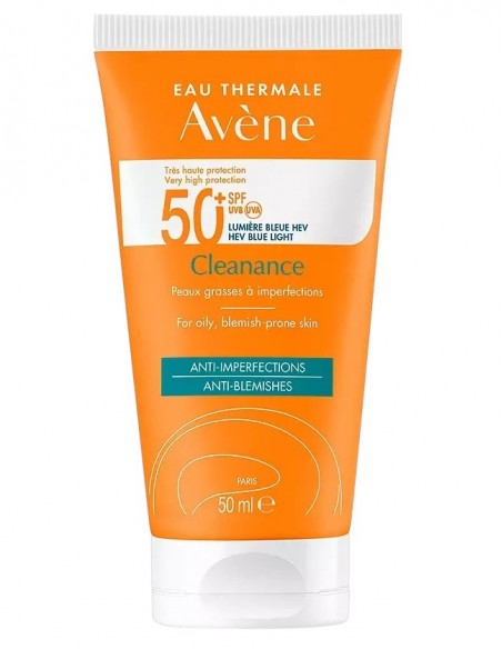 Avène Fotoprotección Cleanance Matificante SPF 50+ 50 ml