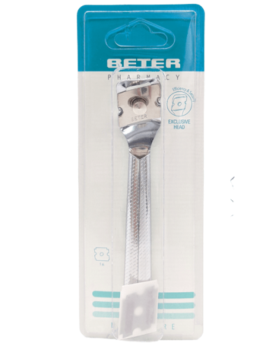 Beter Cortacallos Acero Inoxidable Cromado con...