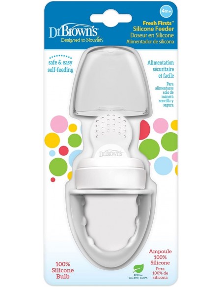 Dr Brown´s Alimentador Antiahogo con Pera de Silicona +4m