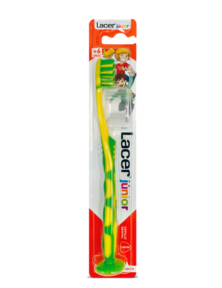 Lacer Cepillo Dental Junior con Ventosa +6 Años