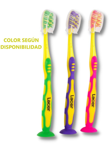Lacer Cepillo Dental Junior con Ventosa +6 Años