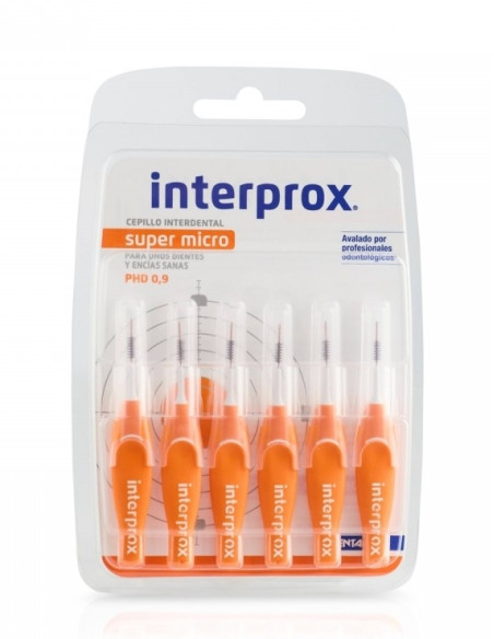 Interprox Cepillo Interdental Super Micro 0.9 mm 6 unidades