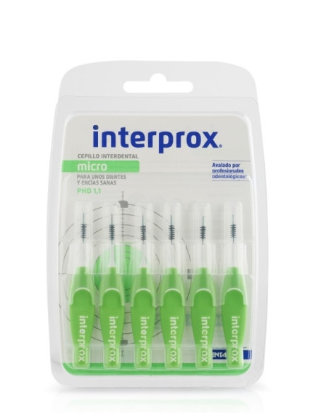 Interprox Cepillo Interdental Micro 1.1 mm 6 unidades