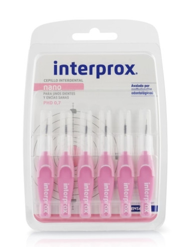 Interprox Cepillo Interdental Nano 0.7 mm 6...