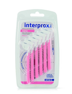 Interprox Plus Cepillo Interdental Nano 0.7 mm 6 unidades