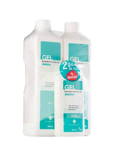 Inibsa Gel Dermatológico Pack 2x1000 ml +...