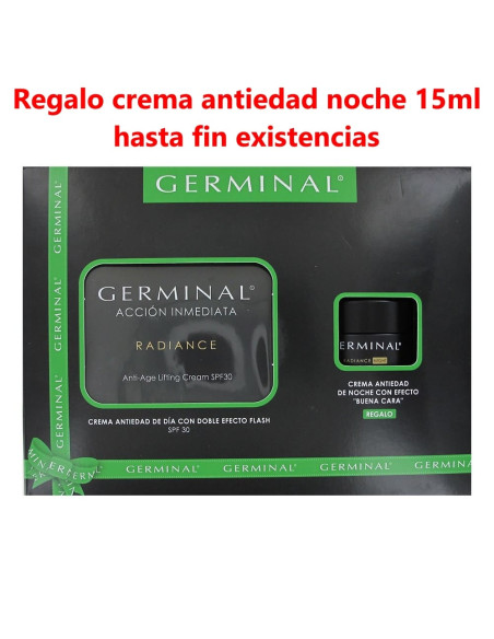 Germinal Crema Antiedad Acción Inmediata Radiance SPF 30 - 50 ml