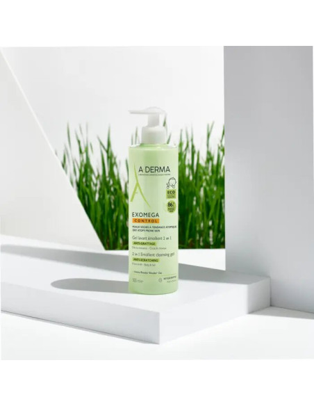 Aderma Exomega Control Gel Limpiador Emoliente Anti-irritación 500 ml