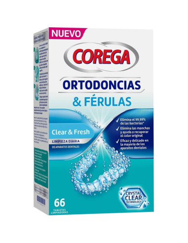 Corega Ortodoncias y Férulas Limpieza Diaria...