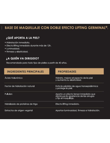 Germinal Radiance Acción Inmediata Lift Sérum...