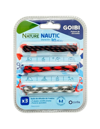 Goibi Nature Nautic Pulsera Antimosquitos de...