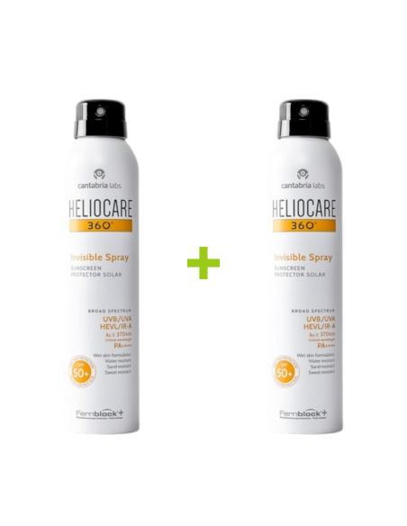 Heliocare 360º Invisible Spray SPF 50+ 2x200 ml