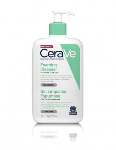 CeraVe Gel Limpiador Espumoso 473 ml