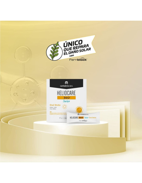 Heliocare Junior Oral Sticks 20 sobres