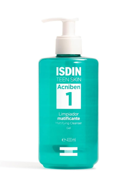 Isdin Acniben Oily Skin Gel Limpiador Matificante 400 ml