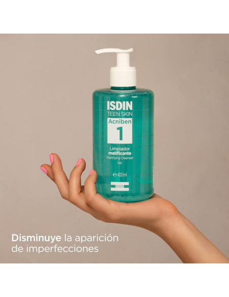 Isdin Acniben Oily Skin Gel Limpiador Matificante 400 ml