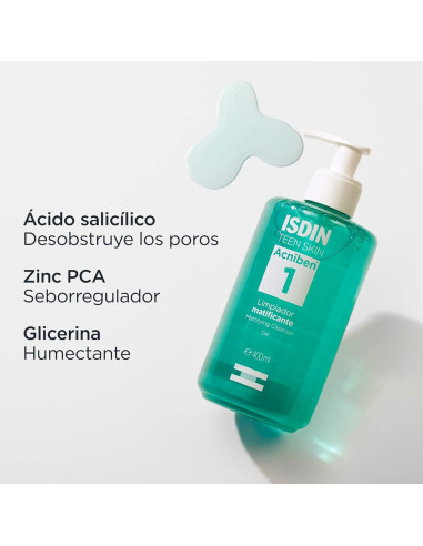Isdin Acniben Oily Skin Gel Limpiador...