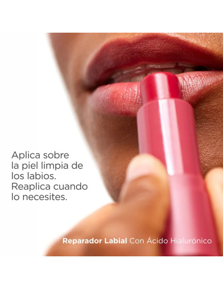 Isdin Reparador Labial con Ácido Hialurónico Stick 4 g - Color Granate