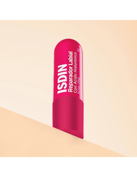 Isdin Reparador Labial con Ácido Hialurónico Stick 4 g - Color Rosa