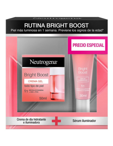 Neutrogena Bright Boost Gel Crema 50 ml + Sérum...
