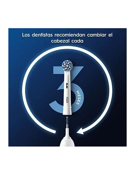 Oral-B Cabezales de Recambio Pro Sensitive Clean para Cepillo de Dientes Eléctrico - 6 unidades