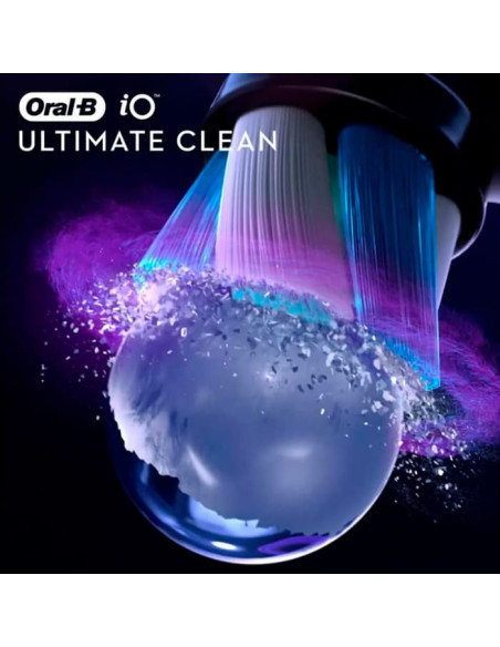 Oral-B Cabezales Ultimate Clean Recambio Negro Cepillo Dental Adulto Oral B iO - 4 unidades