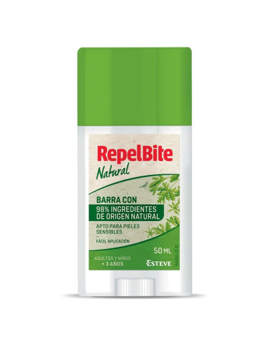 RepelBite Natural Repelente Insectos Barra +3...