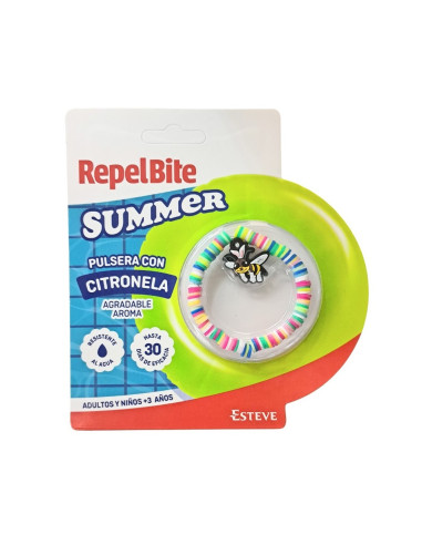 Repelbite Summer Pulsera Antimosquitos con...