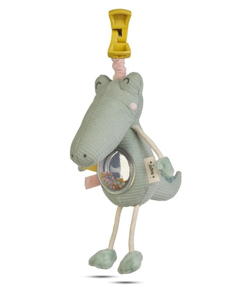 Saro Sonajero con Pinza Jungle Party Crocodrile +0 meses