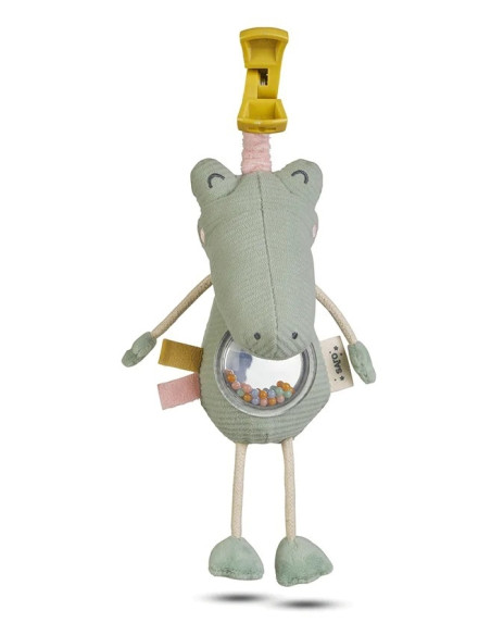 Saro Sonajero con Pinza Jungle Party Crocodrile +0 meses