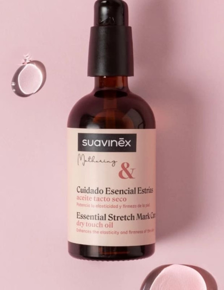 Suavinex Aceite Tacto Seco Cuidado Esencial Estrías 100 ml