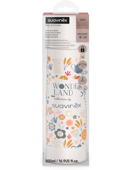Suavinex Selection Termo Líquidos Bebé Wonderland Flores 500 ml