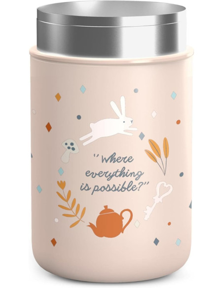 Suavinex Selection Termo Papillas Bebé Wonderland Rosa 400 ml +0m