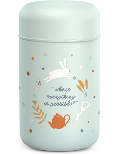 Suavinex Selection Termo Papillas Bebé Wonderland Verde 400 ml +0m