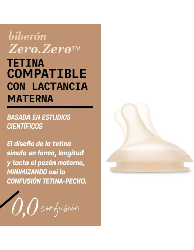 Suavinex Zero.Zero Biberón Anticólico Tetina...