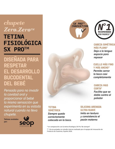 Suavinex Zero.Zero Chupete Tetina Silicona SX...
