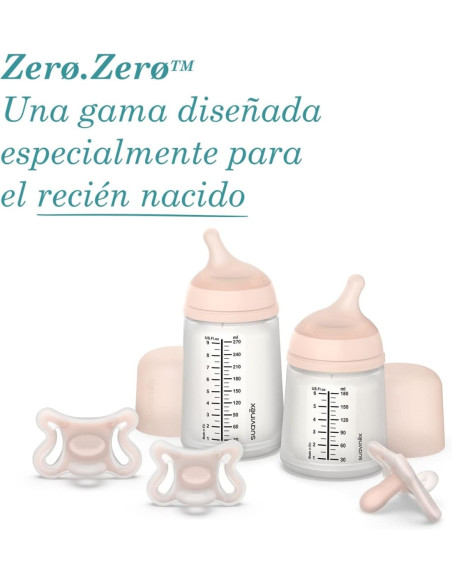 Suavinex Zero.Zero Chupete Tetina Silicona SX Pro Fisiológica 0-6 meses