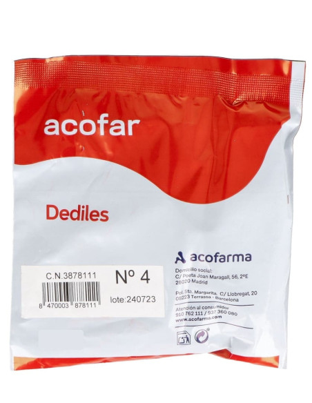 Acofar Dedil Látex Talla 4 - 1 unidad