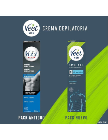 Veet Men Total Pro Crema Depilatoria Pecho y...