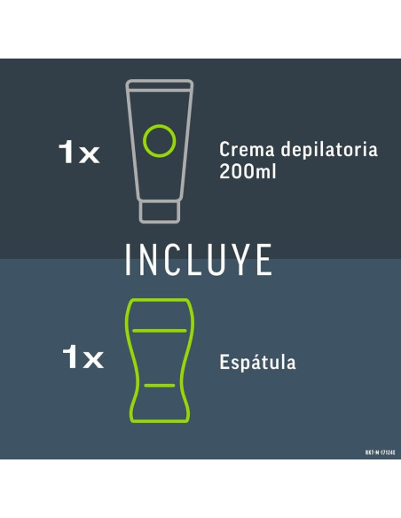 Veet Men Total Pro Crema Depilatoria Pecho y Cuerpo Piel Sensible 200 ml