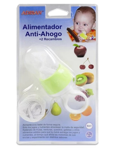 Adisan Alimentador Anti-Ahogo con 2 Recambios...