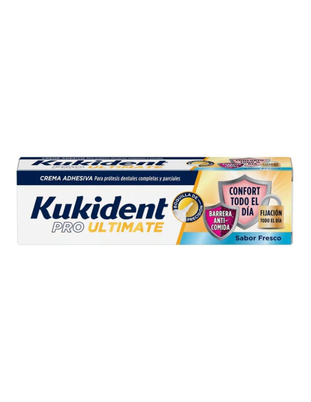 Kukident Pro Ultimate Crema Adhesiva Prótesis Dental Sabor Fresco 40 g