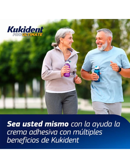 Kukident Pro Ultimate Crema Adhesiva Prótesis Dental Sabor Fresco 40 g