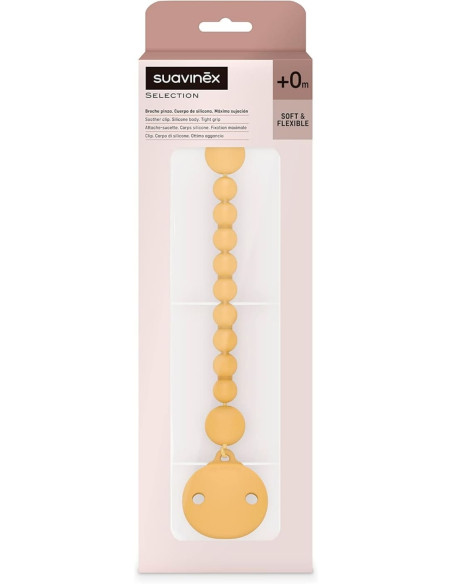 Suavinex Selection Broche Pinza Bolitas Silicona +0m