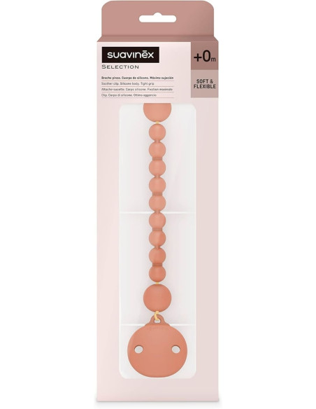 Suavinex Selection Broche Pinza Bolitas Silicona +0m